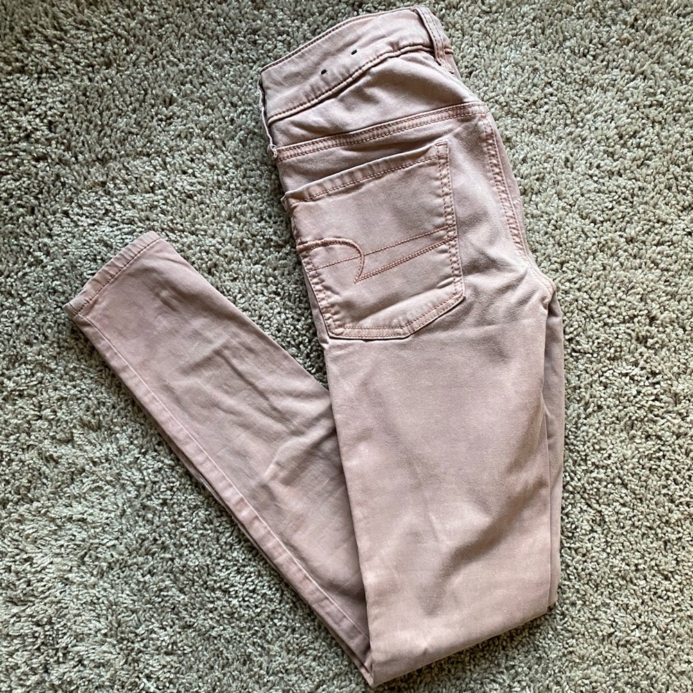 American Eagle Mauve Jeggings
